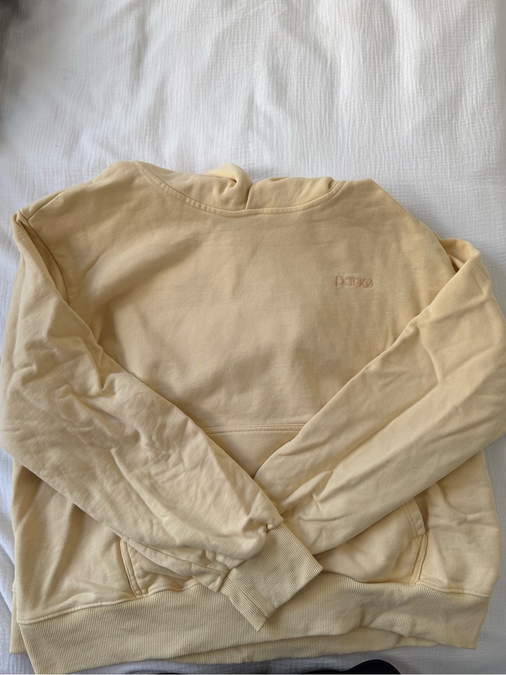 Parke Hoodie - butter yellow L/XL